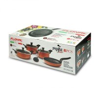 [PGFSET08PZ] 8PC SET PEPITA GRANIT FLONAL A-Ware