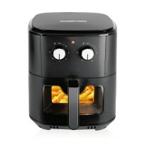 GOURMETmaxx Hei&szlig;luft-Fritteuse Mechanisch 6,2l...