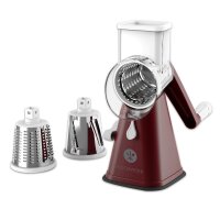[1862] Kochwerk Multi-Schneider Spin Slicer 6tlg., rot...
