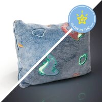 MAXXMEE Verwandlungskissen Glow in the dark 2in1 38x34cm...