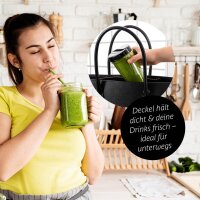 GOURMETmaxx Mr. Magic Standmixer | 18-teiliges Mixer-Set | 400 Watt, 20.000 U/min | Smaragdgrün/Schwarz | UK-AUSFÜHRUNG