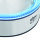 CUISINE EDITION Wasserkocher aus Glas | 1,7 Liter | Moderner Wasserkocher mit Edelstahlelementen | Sockel mit LED-Beleuchtung