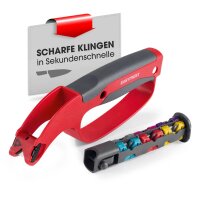 EASYmaxx Werkzeugsch&auml;rfer 21x12x3cm rot/schwarz A-Ware
