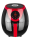 [9026] FCB Hei&szlig;luft-Fritteuse 3l 1.300W, schwarz/rot A-Ware