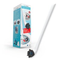 EASYmaxx WC-B&uuml;rste wei&szlig;/schwarz mit...