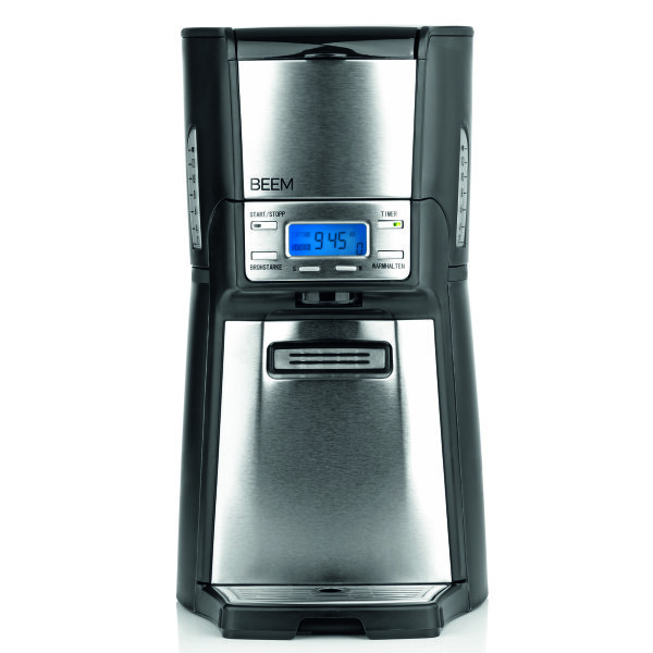 BEEM Kaffeemaschine Robustica | 1030 Watt Leistung | Filterkaffeemaschine aus Edelstahl | 12 Tassen