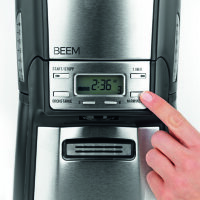 BEEM Kaffeemaschine Robustica | 1030 Watt Leistung | Filterkaffeemaschine aus Edelstahl | 12 Tassen