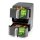 GOURMETmaxx Hei&szlig;luft-Fritteuse Doppelkorb vertikal 3,5l + 6,5l 2500W anthrazit