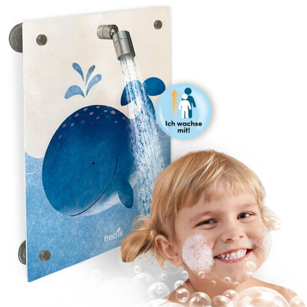 FREDIS Kinder-Dusche Motiv Wal | B-WARE