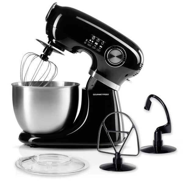 GOURMETmaxx K&uuml;chenmaschine 1000W schwarz