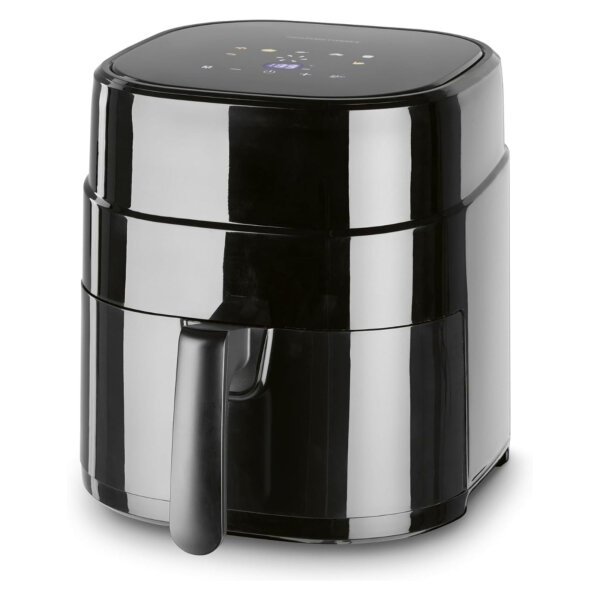 GOURMETmaxx Hei&szlig;luftfritteuse | 4,5 L Airfryer | 1400W | Digitales Farbdisplay, Timer, automatische Abschaltung & &Uuml;berhitzungsschutz | Schwarz