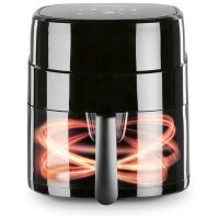GOURMETmaxx Hei&szlig;luftfritteuse | 4,5 L Airfryer | 1400W | Digitales Farbdisplay, Timer, automatische Abschaltung & &Uuml;berhitzungsschutz | Schwarz
