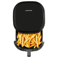 GOURMETmaxx Hei&szlig;luftfritteuse | 4,5 L Airfryer | 1400W | Digitales Farbdisplay, Timer, automatische Abschaltung & &Uuml;berhitzungsschutz | Schwarz