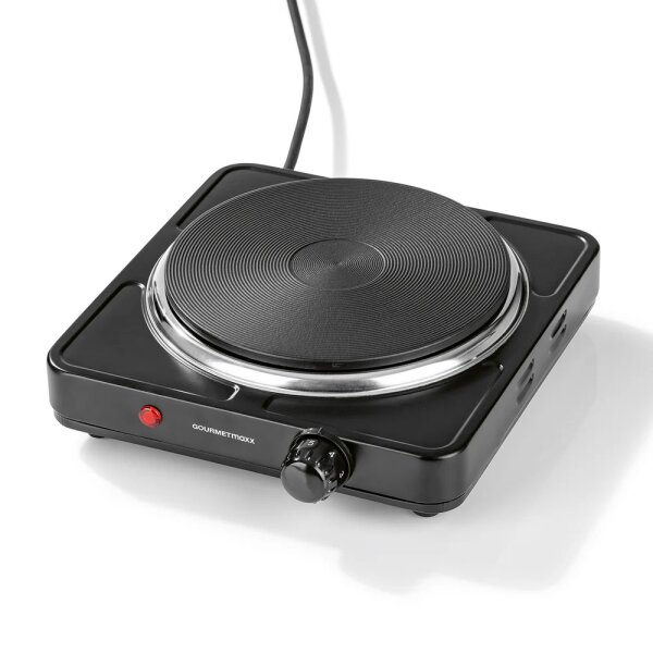 GOURMETmaxx Einzelkochplatte 1500W schwarz