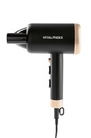 VITALmaxx Ionen-Haartrockner 5-tlg. 2000W schwarz/gold