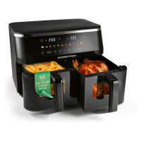 GOURMETmaxx Doppelkammer Hei&szlig;luftfritteuse | 2 x...