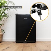 TZS First Austria Minik&uuml;hlschrank ohne Gefrierfach | Getr&auml;nkek&uuml;hlschrank lautlos | Minibar, wechselbarer T&uuml;ranschlag, LED-Beleuchtung | f&uuml;r Camping, B&uuml;ro & kleine Wohnungen