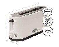 TZS First Austria Toaster, wei&szlig;, 7 Stufen,...