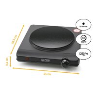 TZS First Austria Infrarot Kochplatte, Glaskeramik mit...