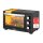 TZS First Austria 20 Liter Minibackofen mit 1380 Watt schwarz| Unter-Oberhitze bis 230 Grad stufenlose Temperaturregelung | 60 Minuten Timer | Doppelglast&uuml;r | Mini Ofen | Kr&uuml;mel-Klappe