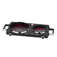 TZS First Austria Doppelkochplatte Infrarot mit Kochfeld,...