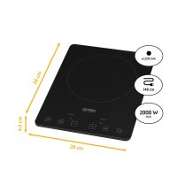TZS First Austria Induktionskochplatte Slim | einzeln