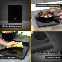 TZS First Austria Induktionskochplatte Slim | einzeln