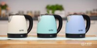 TZS First Austria Edelstahl Wasserkocher, 1,2 L, 2200 W,...