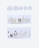 [455419001] LED-Fensterbilder-Set zW, Dorfszene A-Ware