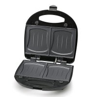 TZS First Austria Sandwichmaker, 700 Watt, 3-in-1-Funktion: f&uuml;r Sandwiches, Grillgut und Waffeln, antihaftbeschichtete Platten, dezentes Edelstahl-Design