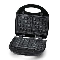 TZS First Austria Sandwichmaker, 700 Watt, 3-in-1-Funktion: f&uuml;r Sandwiches, Grillgut und Waffeln, antihaftbeschichtete Platten, dezentes Edelstahl-Design