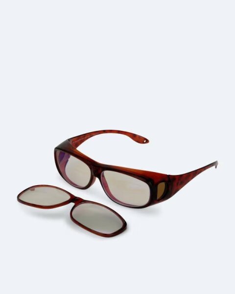 [457094002] Solutions &Uuml;berziehbrille m. L&B, braun A-Ware