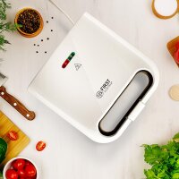 TZS First Austria Sandwichmaker mit Grillplatte, 800...