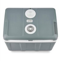 TZS First Austria K&uuml;hlbox 40 Liter, mit Rollen, Trolly, W&Auml;RMT + K&Uuml;HLT, Thermo-Elektrische K&uuml;hlbox 12 Volt und 230 Volt, tragbarer Mini-K&uuml;hlschrank | f&uuml;r Auto und Camping