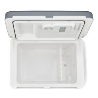 TZS First Austria K&uuml;hlbox 40 Liter, mit Rollen, Trolly, W&Auml;RMT + K&Uuml;HLT, Thermo-Elektrische K&uuml;hlbox 12 Volt und 230 Volt, tragbarer Mini-K&uuml;hlschrank | f&uuml;r Auto und Camping