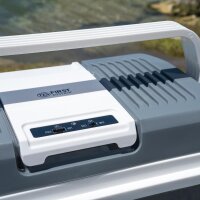 TZS First Austria tragbare elektrische K&uuml;hlbox, 24L, k&uuml;hlt und w&auml;rmt, Thermo-Elektrische K&uuml;hlbox 12 Volt und 230 Volt, f&uuml;r Auto und Camping, mobil, tragbarer Mini-K&uuml;hlschrank