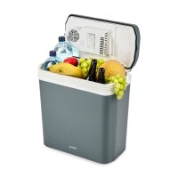TZS First Austria tragbare elektrische K&uuml;hlbox, 24L, k&uuml;hlt und w&auml;rmt, Thermo-Elektrische K&uuml;hlbox 12 Volt und 230 Volt, f&uuml;r Auto und Camping, mobil, tragbarer Mini-K&uuml;hlschrank