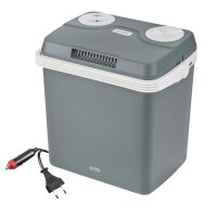TZS First Austria K&uuml;hlbox 32 Liter, Fassungsverm&ouml;gen 25 Liter | 12 Volt & 230 Volt  elektrisch | Gro&szlig;e mobile K&uuml;hltruhe f&uuml;r Auto, LKW | K&auml;ltebox f&uuml;r Camping, Festivals & Reisen | mit Warmhaltefunktion
