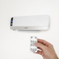 TZS First Austria Wandheizger&auml;t Keramik, Heizelement 2000 Watt, 12-Stunden-Timer, 2 Heizstufen, Wandmontage, Thermostat-Funktion, &Atilde;&oelig;berhitzungsschutz, wei&szlig;