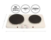 TZS First Austria Kochplatte, elektrisches Kochfeld aus...