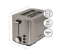TZS First Austria Doppel Kurzschlitz Toaster, 2 Scheiben,...