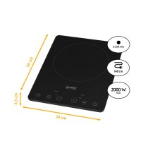 TZS First Austria Induktionskochplatte doppelt, 3500W,...