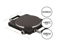 TZS First Austria Infrarot Kochplatte, Glaskeramik mit...