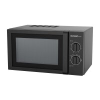 TZS First Austria Leistungsstarke Mikrowelle, Mikrowellenherd, 1280 W, Kapazit&auml;t 23L, 5 Heizstufen, Abtaufunktion, schwarz