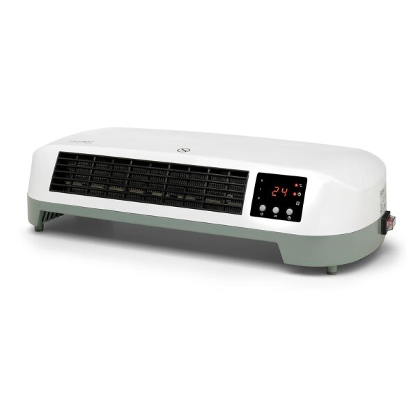 TZS First Austria Wandheizl&uuml;fter, Wandheizger&auml;t Keramik, Heizelement 2000 Watt, 12-Stunden-Timer, 2 Heizstufen, Wandmontage, Thermostat-Funktion, &Uuml;berhitzungsschutz, wei&szlig;