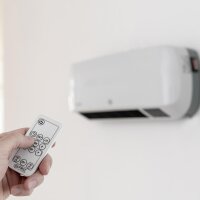 TZS First Austria Wandheizl&uuml;fter, Wandheizger&auml;t Keramik, Heizelement 2000 Watt, 12-Stunden-Timer, 2 Heizstufen, Wandmontage, Thermostat-Funktion, &Uuml;berhitzungsschutz, wei&szlig;