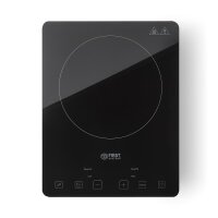 TZS First Austria Induktionskochplatte einzeln | 2000W | Slim-Design | 10-stufige Temperaturregelung | Timer | Kindersicherung | Sensor touch control | Camping, mobil