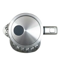 TZS First Austria Glaswasserkocher 1,5 L, mit Kalkfilter, 2200 Watt, Innenbeleuchtung, kabellos, Trockenkochschutz, 360&deg; Grad Anschluss-Sockel