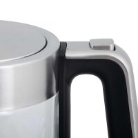 TZS First Austria Glaswasserkocher 1,5 L, mit Kalkfilter, 2200 Watt, Innenbeleuchtung, kabellos, Trockenkochschutz, 360&deg; Grad Anschluss-Sockel