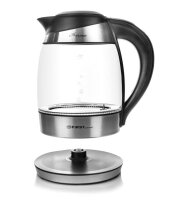 TZS First Austria Edelstahl Glaswasserkocher 1,8L, 2200W,...